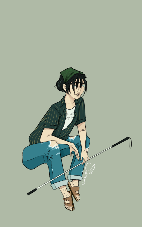 sebsketchs:sebsketchs:sketchin’ some outfits for modern toph!is she… y’know… [mimes being the greate