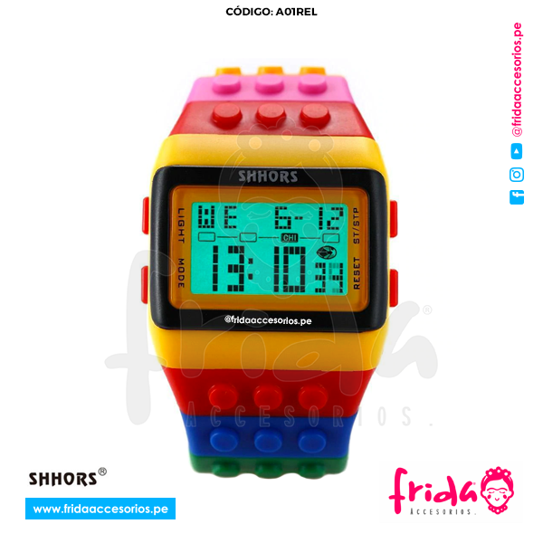 Frida Accesorios Somos tu tienda OnLine. - RELOJ LEGO SHHORS WATCH / A01REL |...