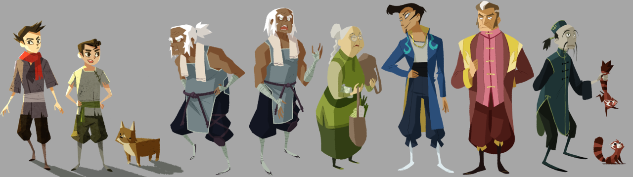evonyo:  Hey gais!!! I was really really fortunate to do some character designs for