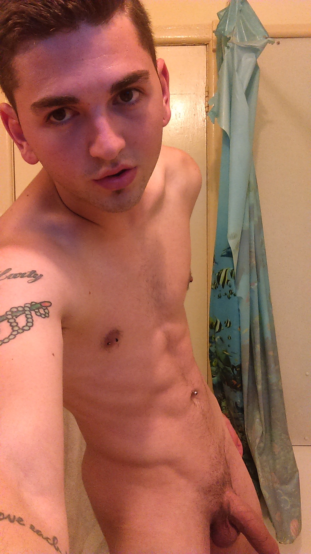 Submission from a follower! Super hot. Great body, great cock, cute face, and a few