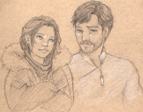 spectral-musette:#looks good on you(everyone lives!AU, Cassian’s going off on a mission and Jy