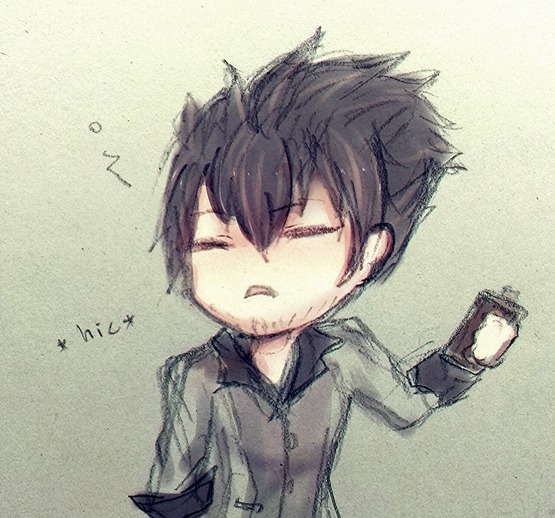 fran–666:  redraw this →★ ~~~ (  ๑•́ ₃ •̀๑)ﾉ…. (ﾟдﾟ)….(´-o-｀)