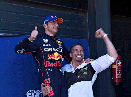 Rico Verhoeven Picking Up Max Verstappen After Qualifying