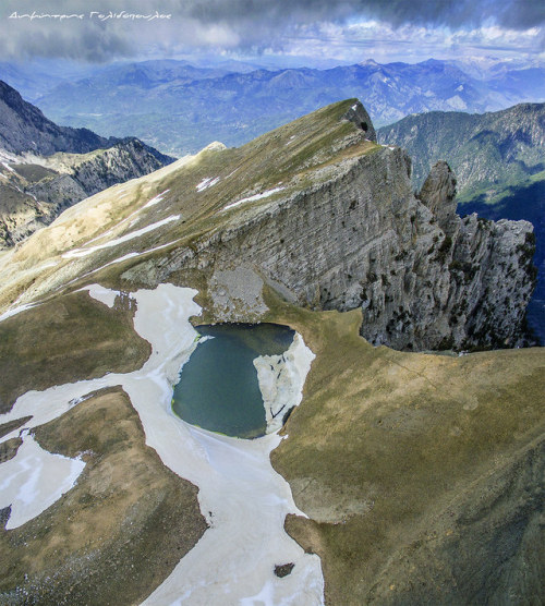 Dragon Lake of Mt Tymfi, Greece by Dimitris Golidopoulos.