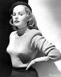 damsellover:  Gotta love a sweater girl….Peggy