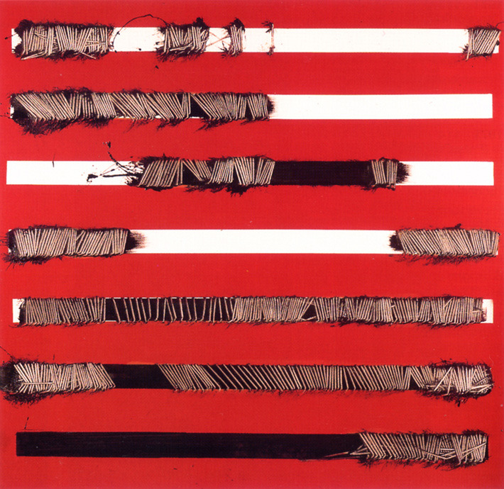 gacougnol:  Emilio ScanavinoSEQUENZA 1971 Oil on canvas 