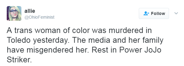 nevaehtyler:  #SayHerName   #JoJoStriker