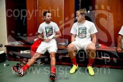  Louis at the charity match (07/09/2014) 