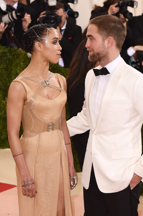 dazzledbyrob: Rob &amp; Twigs  at The Met gala 2016 