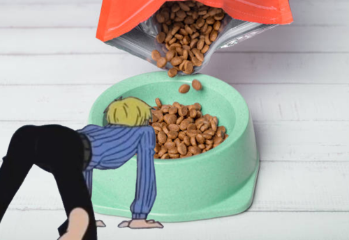 Caked Up Barefoot Sanji Bent Over Like He's In Heat Or Something, Now For Your Nefarious Uses