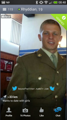 boysoftwitter:  Rhyddian, straight army lad requested 