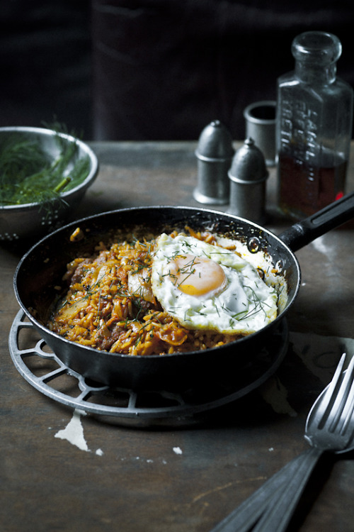 elorablue:  Kimchi Fried Rice By ©Baba Ganuj Recipe: 