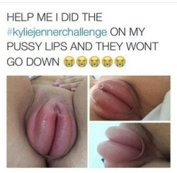 madmercenary:  err-shemurr:  iashvee:  So we just gonna allow this “#KylieJennerChallenge” to surface itself &amp; be a “thing”?  why tf would anyone do this what the fuck  She just looking for attention  I would like to lick them.