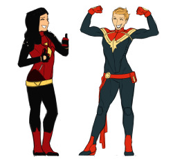 kevinwada:  kristaferanka:  carol showing off her new suit to jess  So cute!