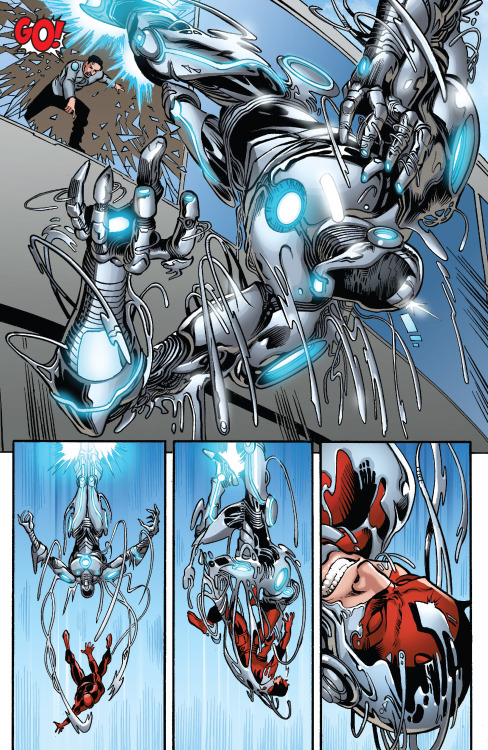 “Yare Yare daze…STARK PLATINUM!” Or maybe Hierophant Stark would fit better? Either way, the Superior Iron Man’s got a pretty awesome Stand.