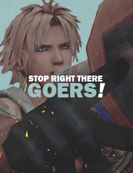 caerberus:TOP 10 FAVORITE FINAL FANTASY BOYS;5) tidus (final fantasy x)⇢ I thought about a lot of th