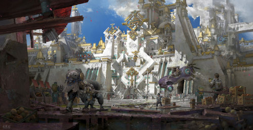 this-is-cool:The mind blowing sci-fi and fantasy themed digital creations of Ruan Jia - www.