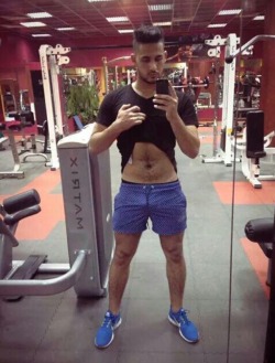 boysofmorocco:  Hot Morrocan lad in the gym 