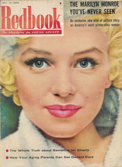 Marilyn Monroe in July 1955 issue of Redbook