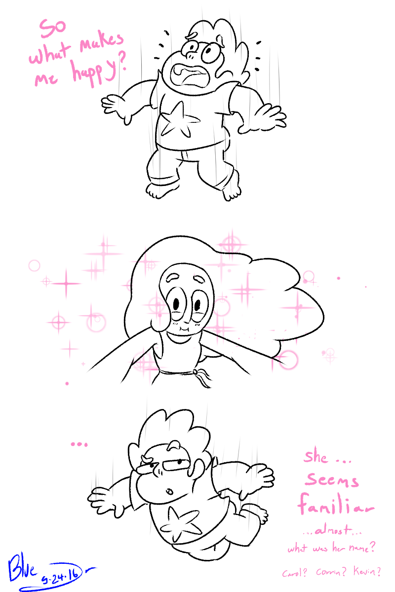 garabatoz:  bluejrstotallylegittumbluerpart3:   Steven Floats     Steven Drills (And