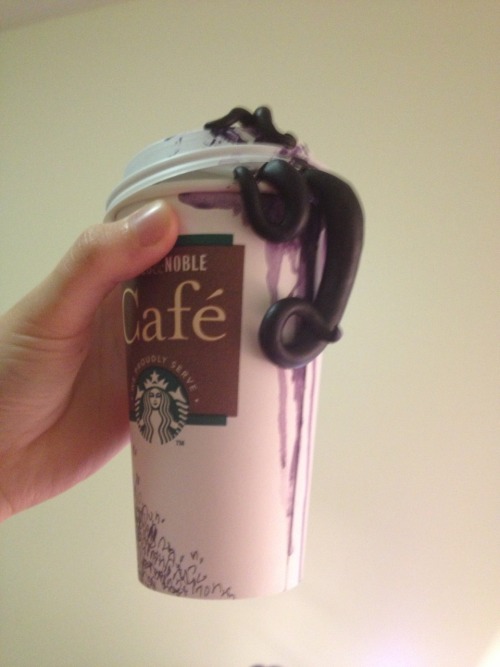 epicukulelesolo:My coffee props for my night vale intern cosplay!