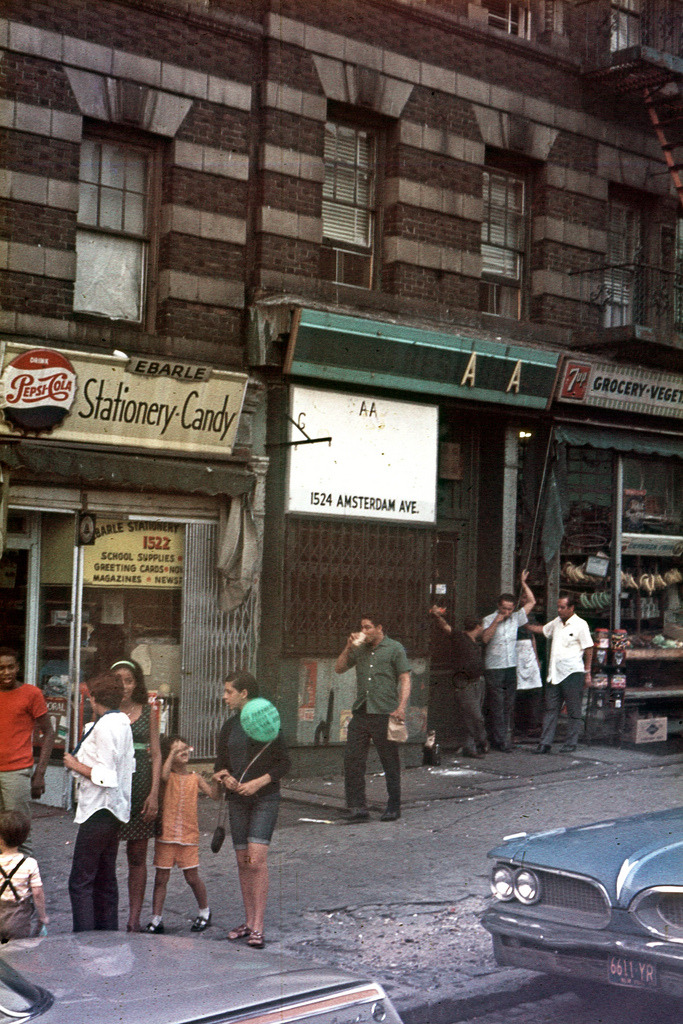 nycnostalgia:  Amsterdam Avenue and 135th Street, 1971.  DIRTY OLD NEW YORK