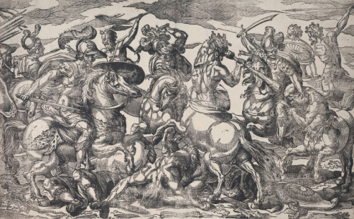 Geronima Cagnaccia Parasole after Antonio Tempesta, Battle of the Lapiths and Centaurs, ca. 1600