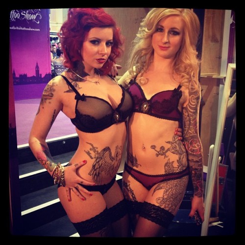 nauticaldreamer:  Me and @gabrielledollfacee ready for the catwalk!! X 