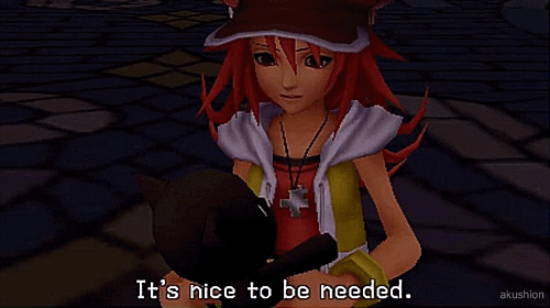 akushion:  It’s nice to be needed. 