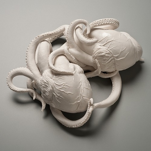 karaschneikart:  strangebiology:Sculptures by Kate MacDowell.  These are insane