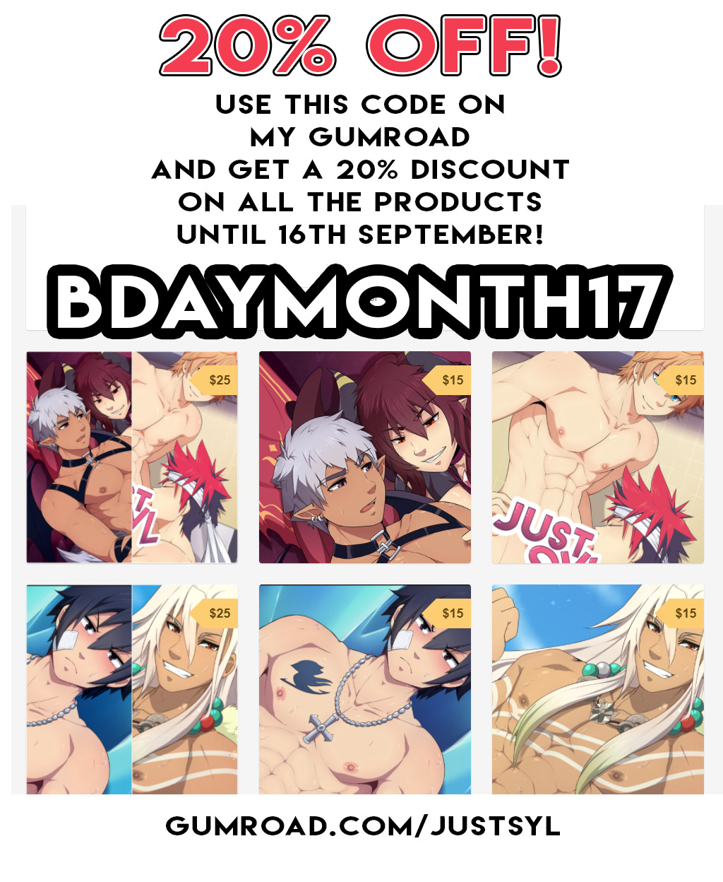 Since this month was my birthday, I decided to also give a little gift for those