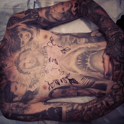 Porn jeffreestar:  tattoo time w. @thekatvond photos