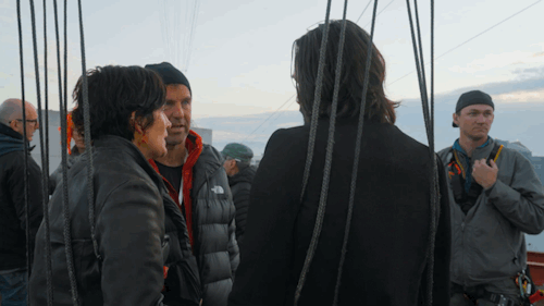 Carrie-annes Excited Jumps And We Did It! When She Hugs Keanu Is The Cutest Thing
