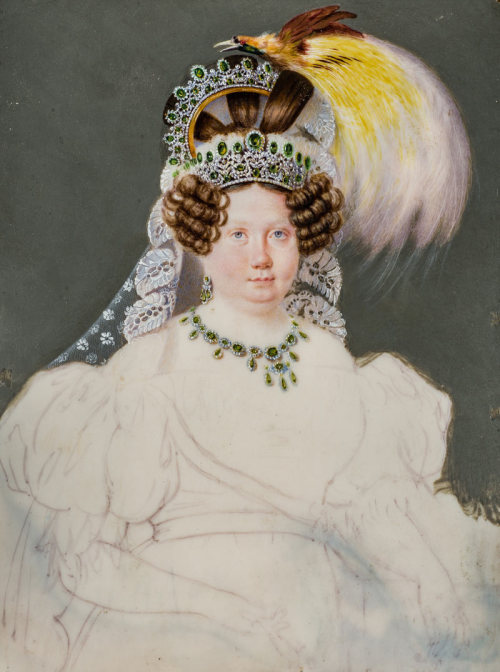 Infanta Luisa Carlota de Borbón (1804-1844)  by Florentino de Craene or Decraene, c. 1832