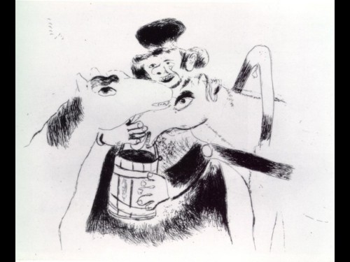 cubism-art - Coachman feeds a horses, Marc ChagallMedium - ...