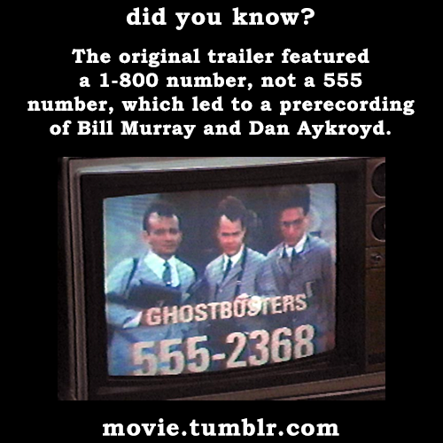 movie:  Ghostbusters (1984) movie facts | More movie facts 