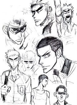 thenorthseasinging:  Fukukin and ywpd doodles 