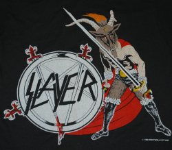 amiranizer:  From ‘86 shirt… SLAYER! 