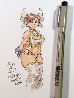 Callmepo: Cool Down Tiny Doodle - Chun Li Cowbell!  [Like What I Do? Show Your Support