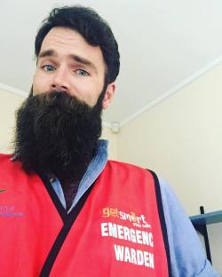 beardlad:  My crazy hair is a bit of an emergency, lucky I get to wear this vest. Lol
