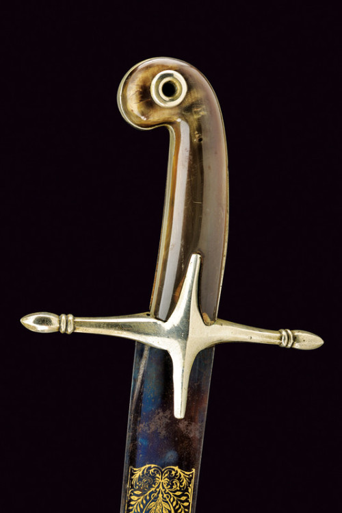 art-of-swords:Kiliç Sword Dated: late 19th centuryProvenance: Eritrea - a gift to the tribal chiefs 