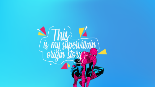 mattelektras:my name is peter parker, and i’ve been spiderman since i was fifteen years old.