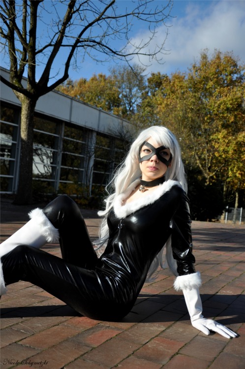 kaypiicosplay:~ Black Cat Cosplay ~  Series: Spider-Man Character: Felicia Hardy / Black Cat Cosplayer: Me (Kaypii) Photographer: DasEgo