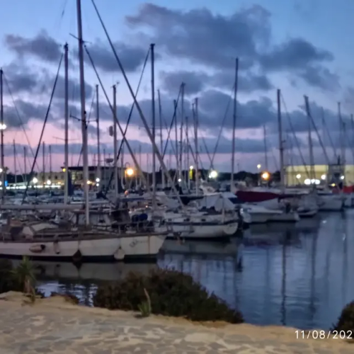 Atardecer En Guardamar Del Segura , Puerto.