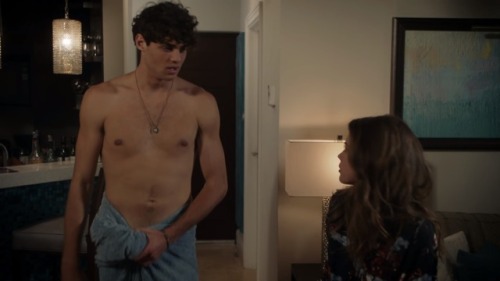 theclassymike:Noah Centineo shirtless in the series finale of The Fosters.