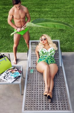 hourglassandclass:  Great shot from Gabi Fresh’s collection of bathing suits for Swimsuits for All Check out my blog for more body positivity and curves :)