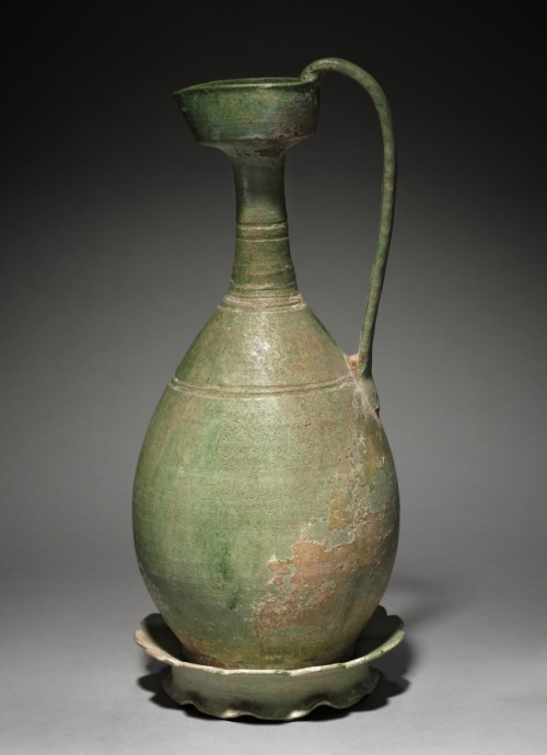 Ewer with Corolla Base, 907-1125, Cleveland Museum of Art: Chinese ArtSize: Diameter: 54.6 cm (21 &f