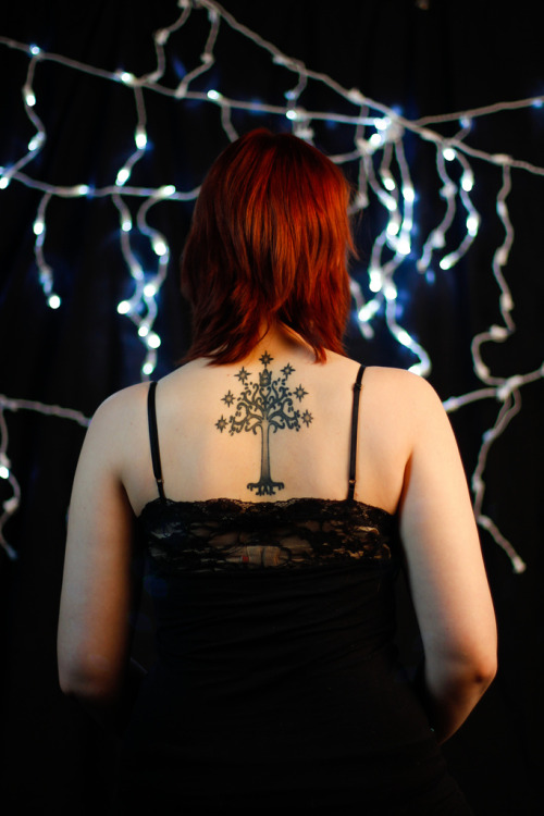 fuckyeahtattoos:  My first tattoo, the White Tree of Gondor from LoTR. Done by Nick at TatFu Tattoo 