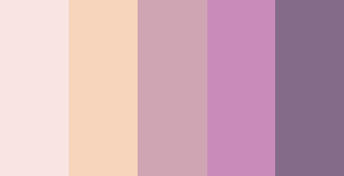 color-palettes:  Resonate - Submitted by Pata-Pon-Don-Chaka #fae3e3 #f7d4bc #cfa5b4