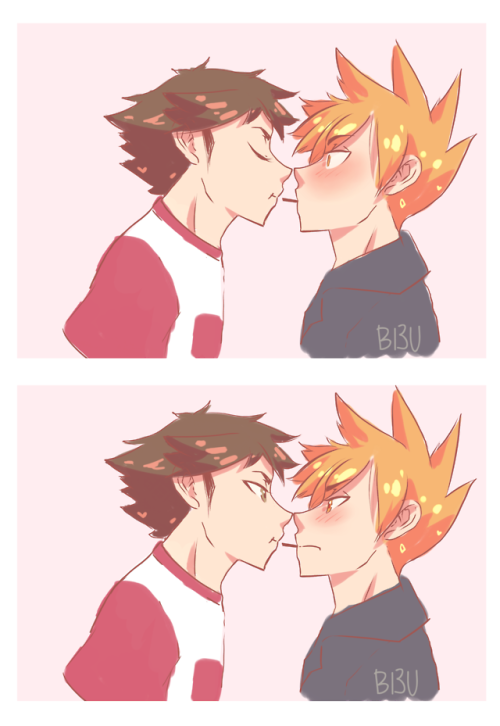 bleuisdoodling:  Happy Pocky Day!!!   (ﾉ´ヮ`)ﾉ*: ･ﾟ   Managed to doodle some RedGreen for this day 💕 (I had an exhausting day yesterday but I still wanted to draw these dorks gfdsdsfgds) 